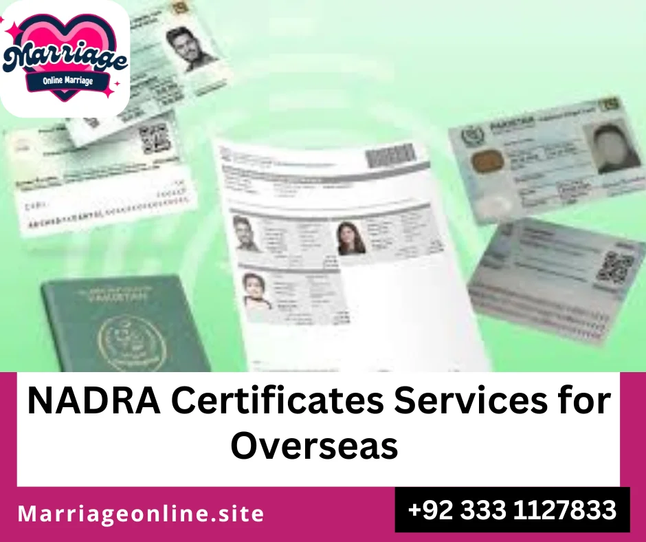 NADRA Certificate Services overseas