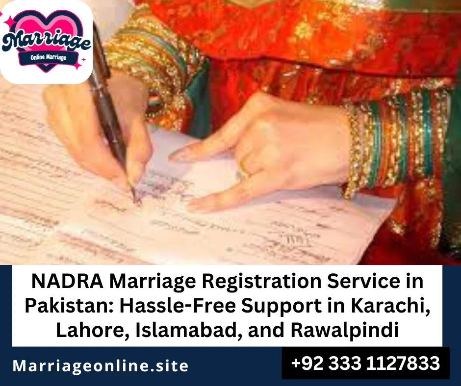 NADRA Marriage Registration Islamabad